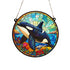 Orca Whale Stained Glass Effect Suncatcher